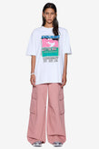 Ksubi Glitterbeat Boyfriend Tee - White