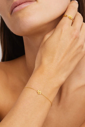 By Charlotte Bloom Within Lotus Bracelet - Gold