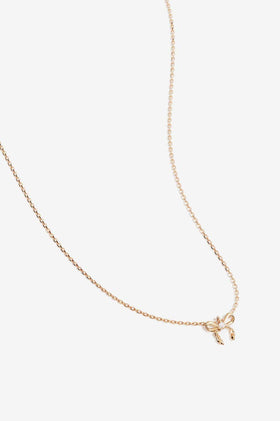 By Charlotte Forever More Bow Necklace - Gold