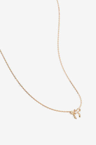 By Charlotte Forever More Bow Necklace - Gold