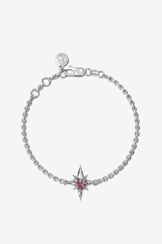 Stolen Girlfriends Club Gothic Star Bracelet - Silver