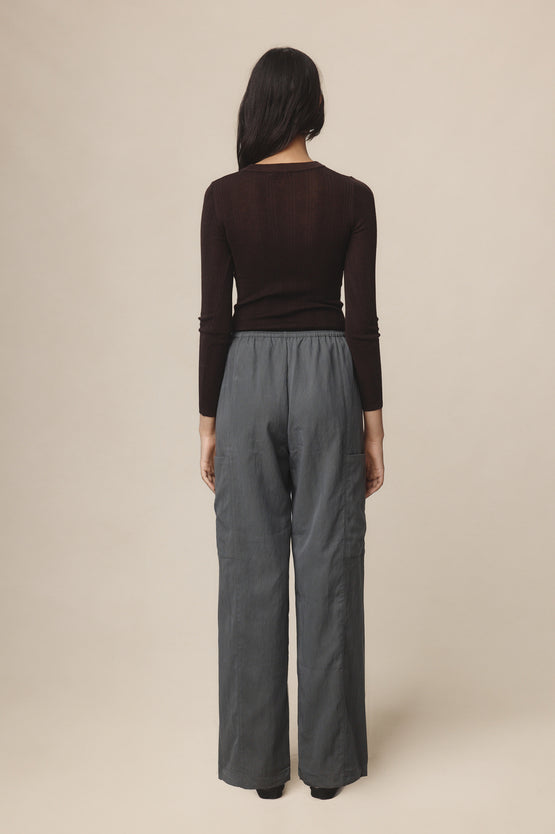 Marle Gray Pant - Charcoal