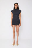 Peachy Den Kylie Button Top - Graphite
