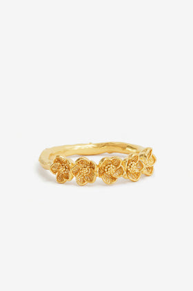 By Charlotte Bloom With Grace Ring - Gold