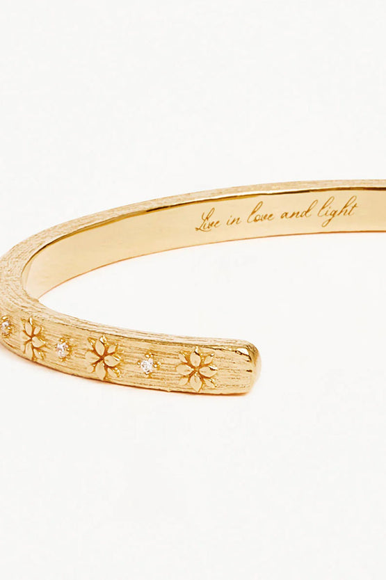 By Charlotte Live In Grace Cuff - Gold