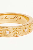By Charlotte Live In Grace Ring - Gold