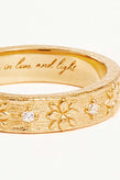 By Charlotte Live In Grace Ring - Gold