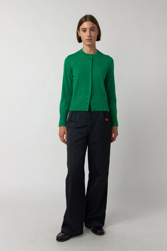 Sylvester Huddle Cardi - Grass Green