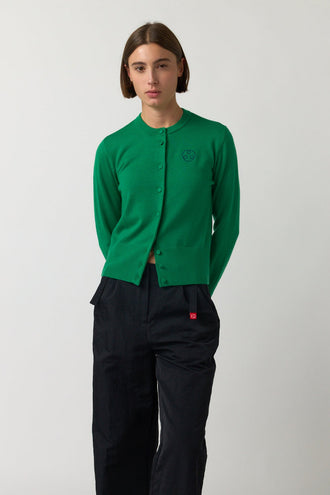 Sylvester Huddle Cardi - Grass Green