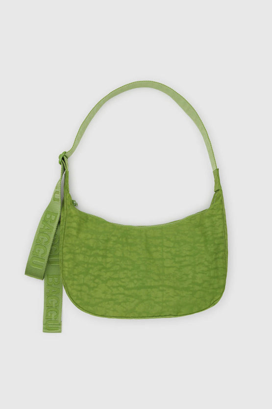Baggu Medium Nylon Crescent Bag - Green Juice