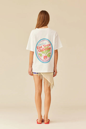 Ruby Eat Your Greens T-Shirt - White