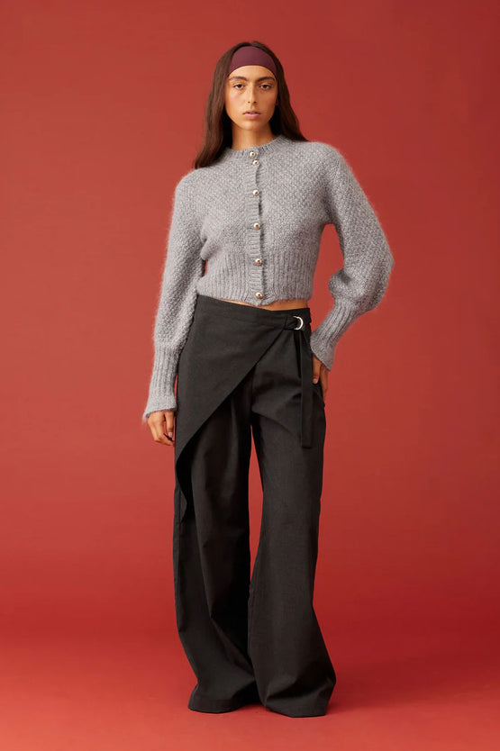 Ruby Matilda Cardigan - Grey Marle