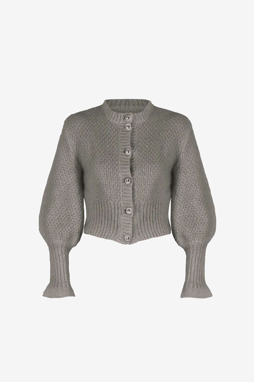 Ruby Matilda Cardigan - Grey Marle