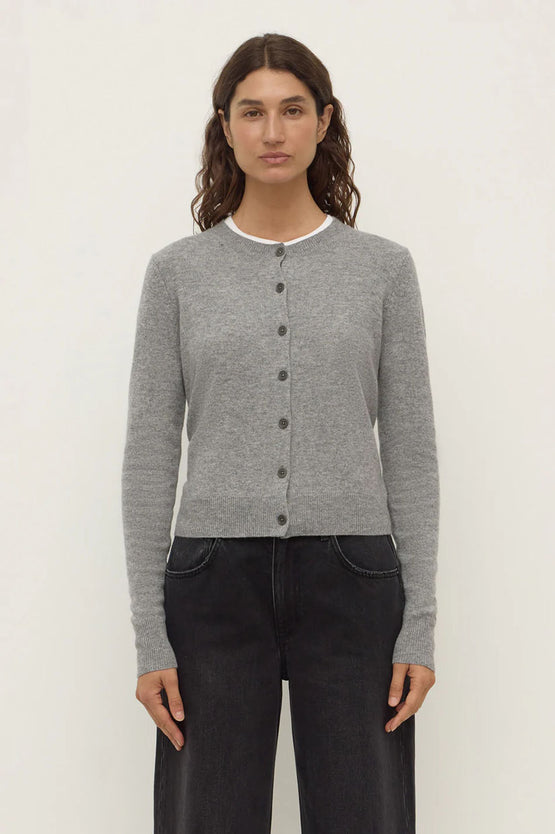Assembly Benny Knit Cardi - Grey Marle
