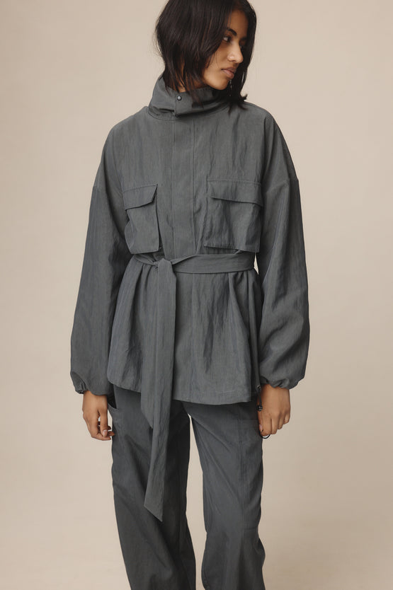 Marle Gray Jacket - Charcoal