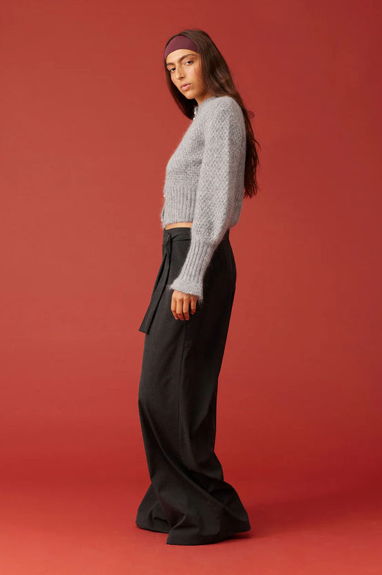 Ruby Matilda Cardigan - Grey Marle