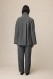 Marle Gray Jacket - Charcoal
