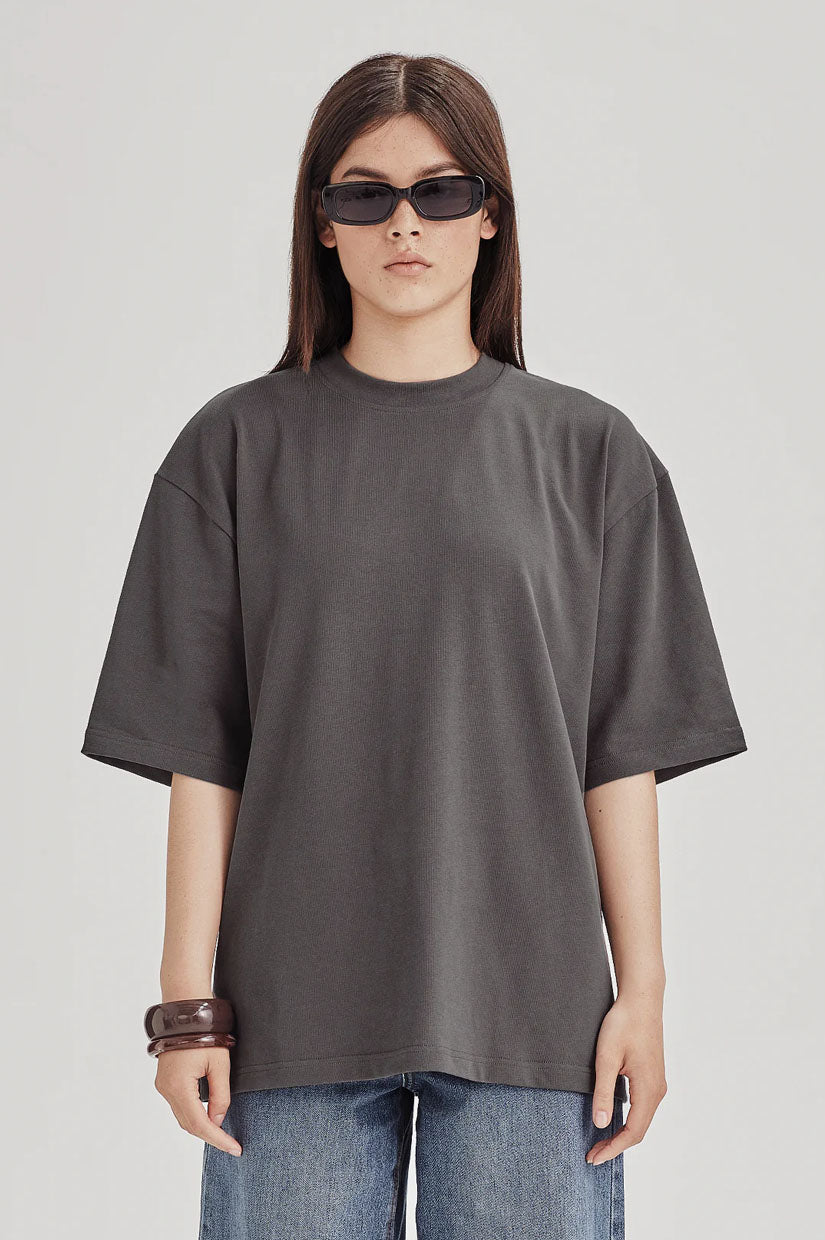Commoners Heavy Longline Tee - Graphite