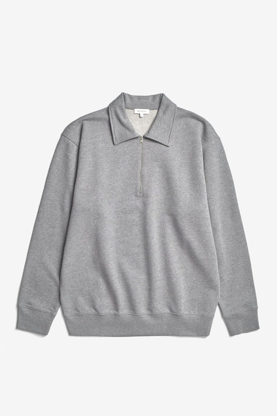 Norse Projects Standard Zip Sweat - Grey
