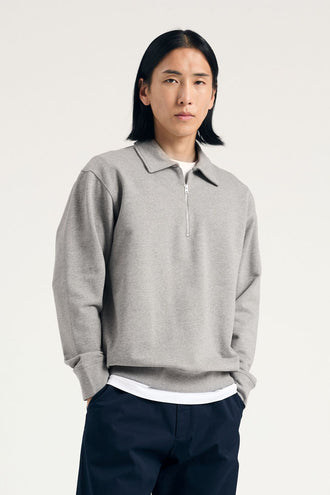 Norse Projects Standard Zip Sweat - Grey