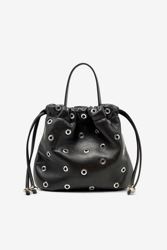 Brie Leon Halle Eyelet Bag - Black