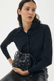 Brie Leon Halle Eyelet Bag - Black
