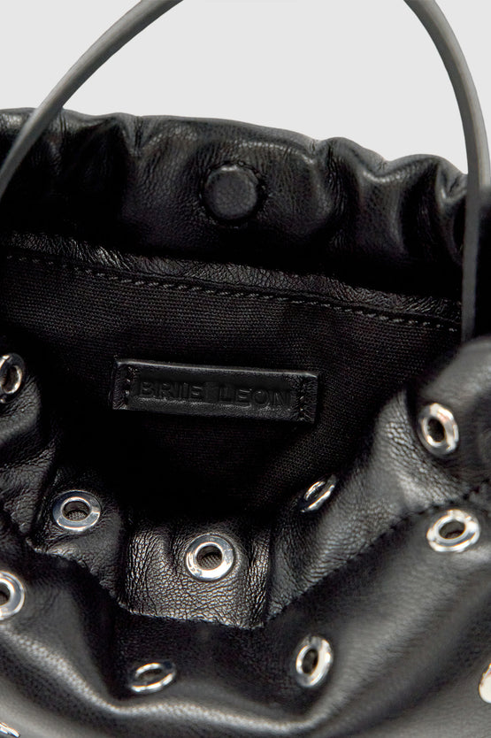 Brie Leon Halle Eyelet Bag - Black