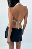 Peachy Den Blanche Halter Top - Mist