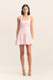 Shona Joy Gigi Halter Mini Dress - Sakura