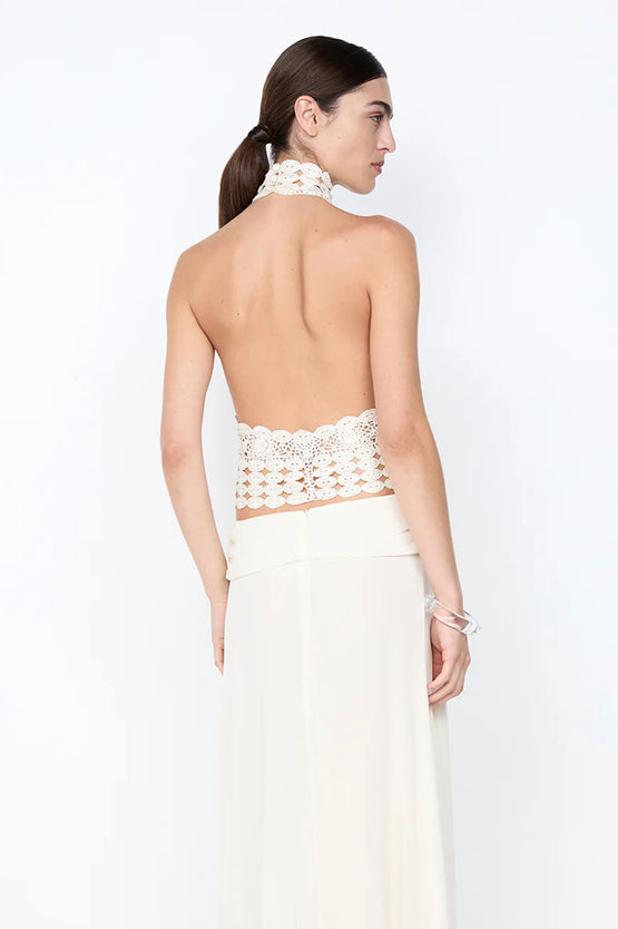 Bec & Bridge Ania Halter Top - Ivory