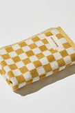 House Of Nunu Hand Towel - Yellow Check