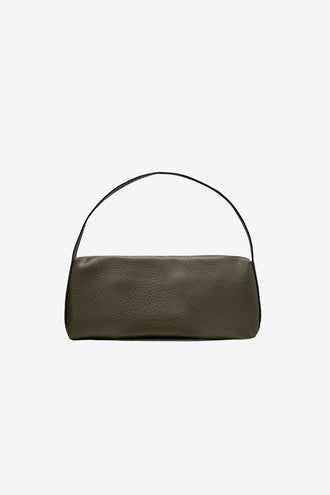 Brie Leon Harlow Slouch Baguette Bag - Khaki Nappa