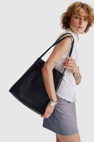 Brie Leon Harper Tote - Black
