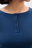 Damson Madder Hattie Waffle Cami - Navy/Yellow