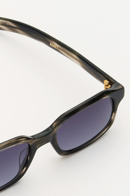Flatlist Hanky - Grey Havana / Smoke Gradient Lens