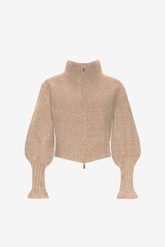 Ruby Matilda Zip Cardigan - Hazel