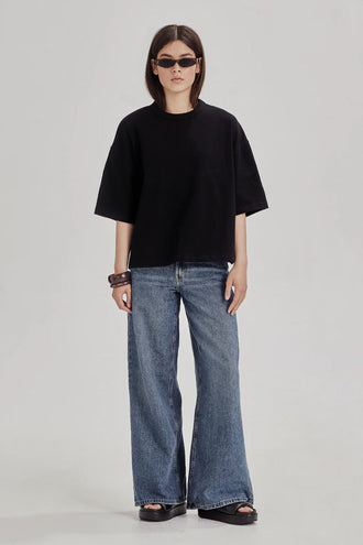 Commoners Heavy Boxy Tee - Black