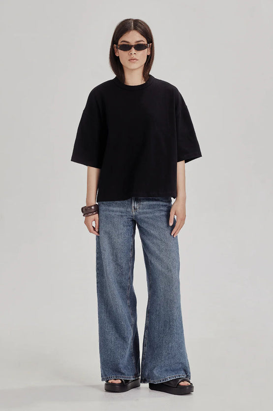 Commoners Heavy Boxy Tee - Black