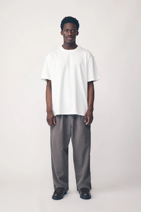 Commoners Heavy Jersey Box Tee - White