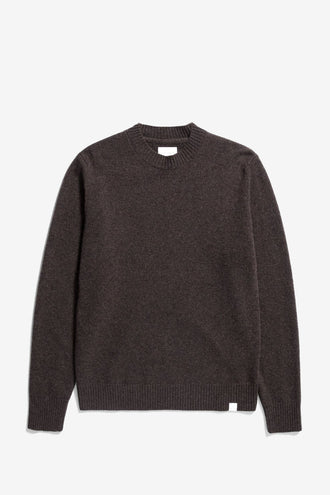 Norse Projects Standard Merino Lambswool Sweater - Heartland Brown