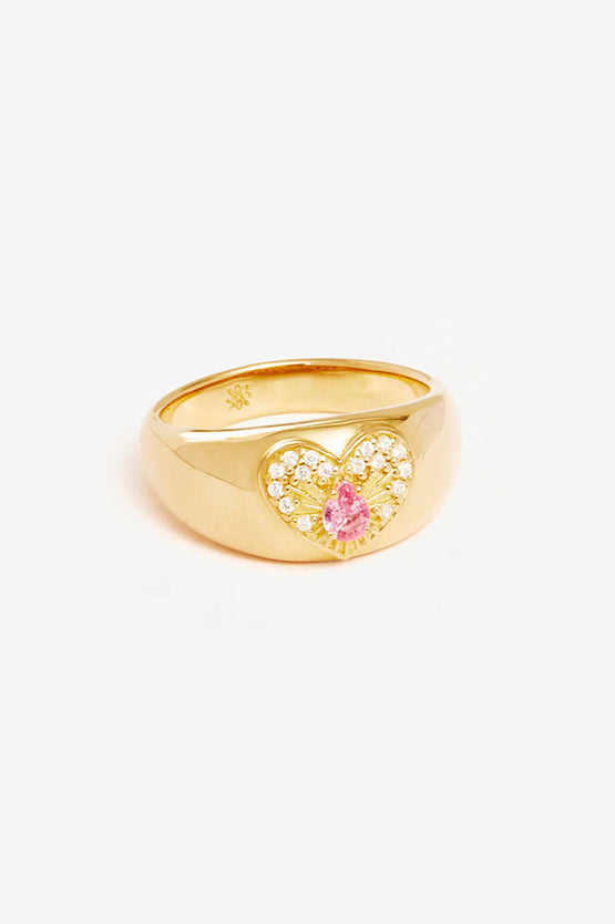 By Charlotte Connect With Your Heart Ring - Gold
