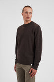 Norse Projects Standard Merino Lambswool Sweater - Heartland Brown