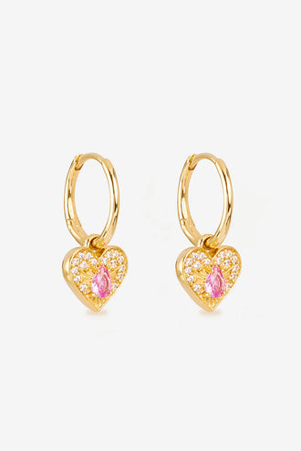 By Charlotte Connect With Your Hearts Hoops - Gold