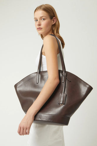 Brie Leon Heather Tote Bag - Ganache