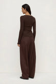 Assembly Nora Merino Wool Henley - Ganache