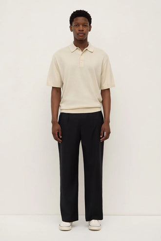 Assembly Henry Knit Polo - Limestone