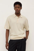 Assembly Henry Knit Polo - Limestone