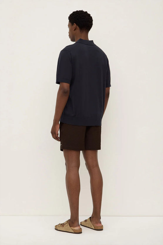 Assembly Henry Knit Polo - True Navy