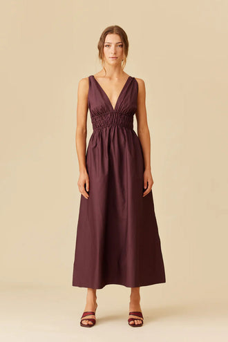 Ruby Hero Maxi Dress - Burgundy