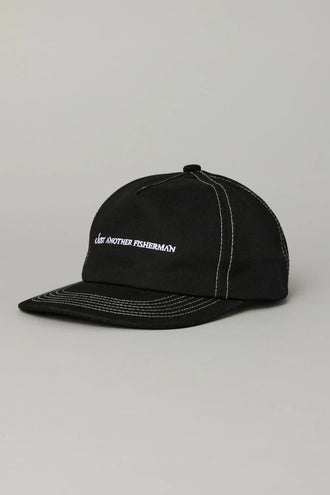 Just Another Fisherman Heritage Logo Ledger Cap - Black